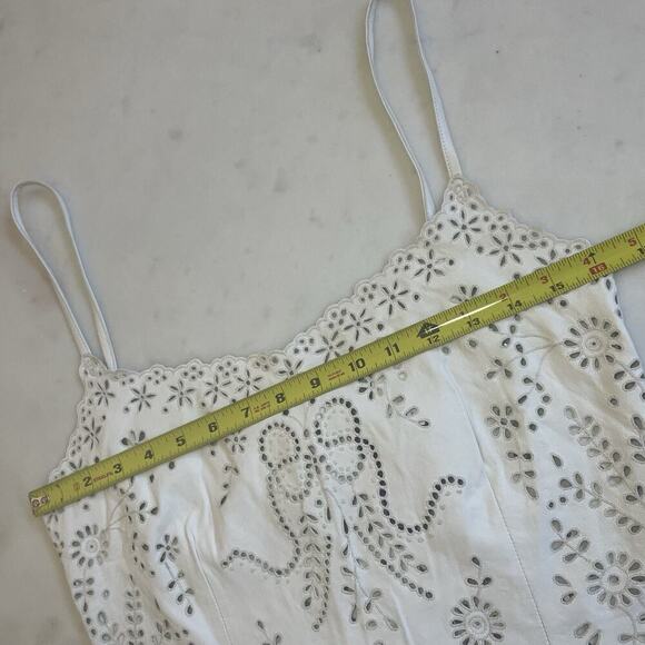 Ralph Lauren Collection Leather Corset Eyelet Crop Top Cami Vintage 2000 Runway - Picture 10 of 16